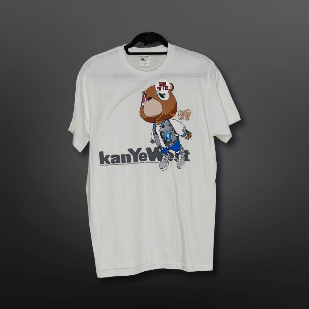 Vintage 2007 Kanye West Glow in the Dark Tour Shirt L - Picture 1 of 10